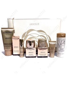 💖NEW💖Lancôme Absolue Revitalizing &
Brightening with Grand Rose Extracts 7Pc Set